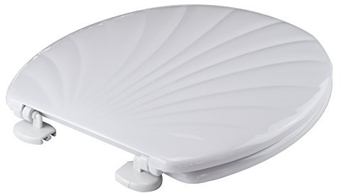 Saniplast Mare Sedile WC, Resina termoindurente, Bianco, 45.4x37.3x4.7 cm