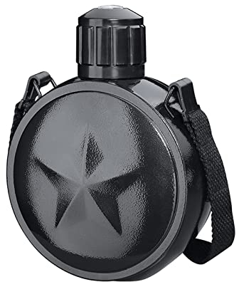 cilio Feldflasche Monte 700ml schwarz, Edelstahl, 700