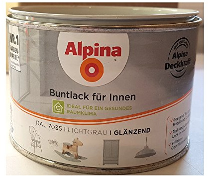 Buntlack für Innen - RAL7035 - Lichtgrau - glänzend - 300 ml