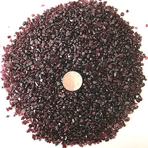 1 lb Natürliche Granat Crushed Stone Healing Reiki Kristall Unregelmäßige Geformte Steine Schmuckherstellung Dekoration