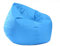BriskyM Waterproof Bean Bag Chair, Large Storage, Oxford Chair Cover, Soft Indoor & Outdoor, Zipper, No Filling, Great for Gaming & Garden, Sky Blue, 60 X 65cm / 25.59 X 29.53''