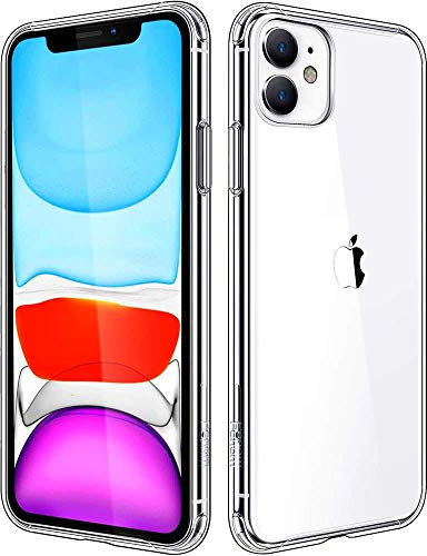 Tec-Digi Hybrid Shockproof Thin Clear TPU Bumper Case Fit iPhone 11 Pro Max