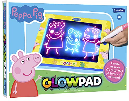 John Adams, Peppa Pig GLOWPAD light-up drawing pad: Bring your pictures to life!, Arts & crafts, Ages 4+
