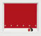 Funky Gadgets Roller Blinds Square Eyelet Light Filtering Roller Blind Daylight Trimmable Blinds Child Safe Easy Fit Metal Tube Home Office Window Blinds- Red, W60 x L165cm