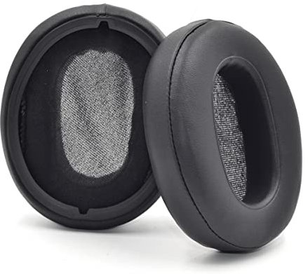 WH-XB900N Earpads Replacement Ear Pads Protein Leather Ear Cushion Cover Compatible with Sony WHXB900N WH-XB900N/B WH-XB900N Noise Cancelling Headphones (Black)
