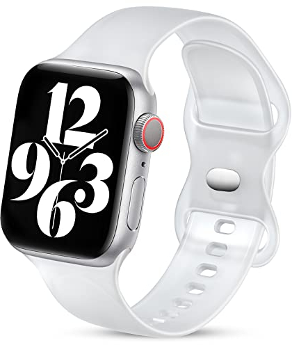 Charlam Compatible con Correa Apple Watch 42mm 44mm 45mm 49mm para Mujeres Hombres, Deportivas de Silicona Correas Compatible con iWatch SE Series 8 7 6 5 4 3 2 1, 42mm/44mm/45mm/49mm, HumoVioleta