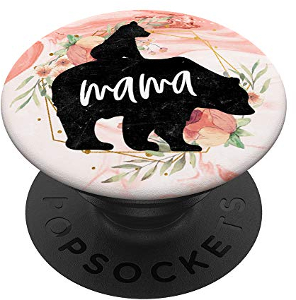 Mama Bear One Cub Handyhalter PopSockets Klebender PopGrip