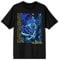 Iron Maiden T Shirt Fear of The Dark Blue Tone Eddie Vertical Logo Official Mens L