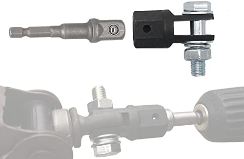 ulapithi Scherenwagenheber Auto Wagenheber Gummiauflage 1/2 Zoll Scherenheber Adapter Scherenheber Adapter Chrom Vanadium Stahl Adapterschlüssel Werkzeug Für Schlagbohrmaschinen Steckschlüssel