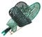LES POULETTES BIJOUX - Broche Laiton Algas en Cuir - Turquoise