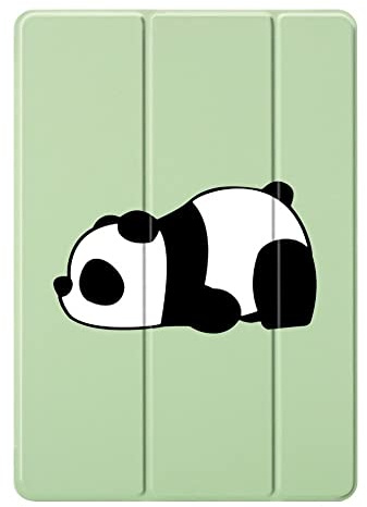 Cecey-jdz Hülle Für Hülle Für Ipad 9. Generation 2021/8. Generation 2020/7. Generation 2019-10.2 Zoll Slim Ipad Smart Trifold Stand Cover Mit Stifthalter Auto Sleep/Wake(Süßer Cartoon-Panda)