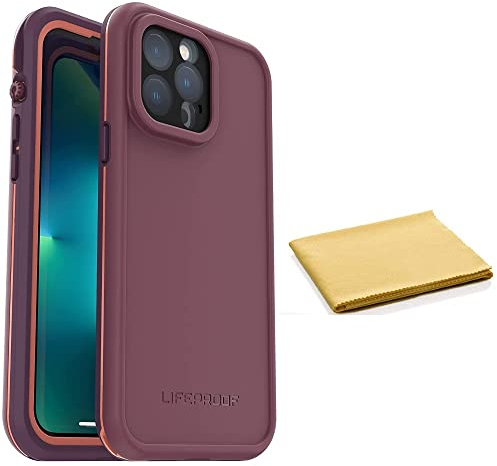 LifeProof FRFRE Series Wasserdichte Schutzhülle mit Magsafe für iPhone 13 Pro Max (nur 27-55079-4137-WC) – mit Reinigungstuch – Nicht-Einzelhandelsverpackung – Resourceful Purple