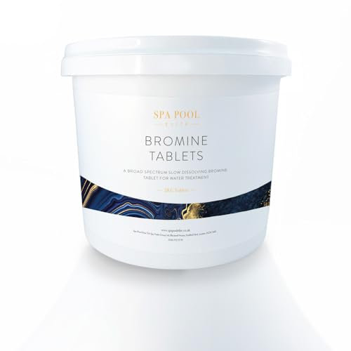 Spa Pool Elite Bromine Tablets 5kg - Slow Release - Suitable for Hot Tub, Spa and Swimming Pool Water Treatment