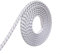 Aufkleber Wand Trim Line, PVC Dekorative Weiche Linie Wrapping Line Selbstklebende Zierstreifen Für Spiegel Grenze Hintergrund Tapeten (Silber)