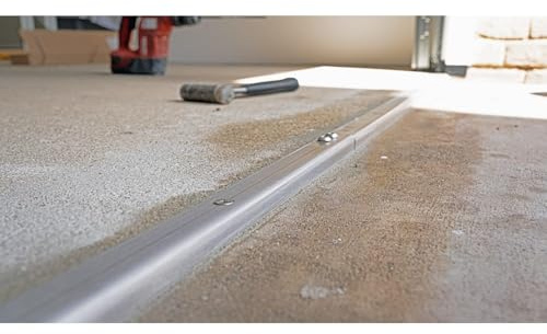 4DOOR Bodenschienen 2 teilig, Edelstahl ver. Längen für Schwing- & Sektionaltore (2310 mm)