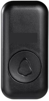 Waterproof Touch Doorbell Button Wireless SOS Emergency Button 433MHz Alarm Accessories compatible for KE-RUI Doorbel Alarm System(F15 Black)