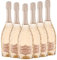 Rosé Spumante Extra Dry Pizzolato Schaumwein 6 x 0,75l VINELLO - 6 x Weinpaket inkl. kostenlosem VINELLO.weinausgießer