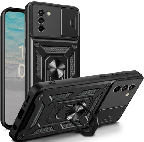 betterfon Handyhülle für Nokia G11 / G21 | Stoßfest & Kratzfest | Mit Kameraschutz, Anti-Fingerabdruck & robustem Panzerschutz-Design | Schwarz