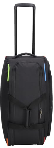 Kenorada Reisetasche SoftLITE Duffle | große Reisetasche | großes Hauptfach | praktische Fächer an den Seiten | Abnehmbarer, längenverstellbarer Schultergurt (Bunte Ecken, XL (mit Rollen))
