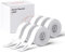NIIMBOT Etiketten Selbstklebend, 15 x 30mm(2 Rollen), 12 x 75mm (2 Rollen), 14 x 40mm (2 Rollen) Thermo Etikettenband, Kompatibel mit D110 D11 D101 Etikettendrucker, 6 Rollen