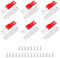 6 Pcs Magnetic Door Catches, Ultra Thin Cupboard Door Magnets, Magnetic Cupboard Catches, Double Magnetic Catches for Cupboards, Magnetic Strip Cabinet Door Magnets for Wardrobe Closet Door Closing