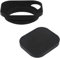VYUHAksZ for Haoge 49 mm quadratische Metall-Gegenlichtblende for Einschrauben, ausgehöhlt, mit Kappe for Leica Q3 Q2 Q Kamera, Schwarz LH-E2P
