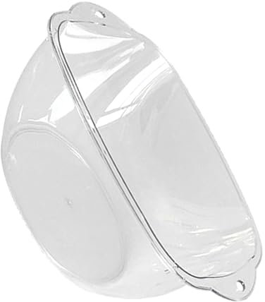 Lavabo pour le Visage, Lavabo Transparent élégant pour Salle de Bain (M)