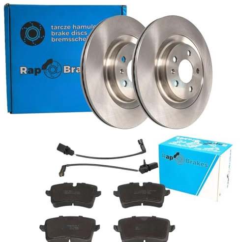 RAP BRAKES Bremsenset 330mm hinten passend für A6 A7 4G C7 auch Allroad