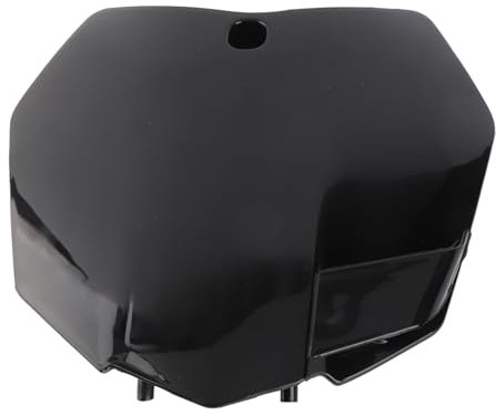 BAFOVY Dirt Bike Number Plate,Easy Installation,Stand Out,Versatile Use,Unique Design, Material for Motorcycle Front Number Plate,Racing Front, License (Black)