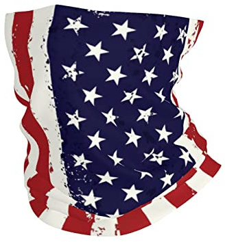 Amerikanische Flagge Unisex Loopschal Elastisch Multifunktionstuch Warm Halsschlauch Für Skifahren Laufen Outdoor Motorrad