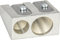 Brunnen 1029897 Spitzer aus Metall, Doppelspitzer, 2,5 x 2,5 x1,3 cm, für Stifte bis 11 mm Durchmesser)