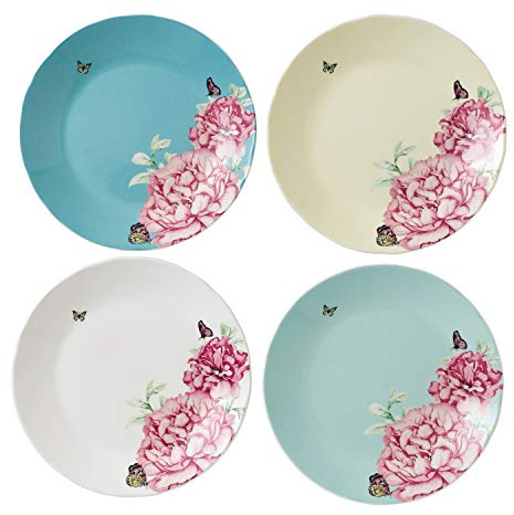 Royal Albert Miranda Kerr Everyday 40033970 Teller 20 cm gemischt, 4 Stück, Mehrfarbig, Porzellan, Set 4