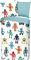 Good Morning Bettbezug für Kinder, Roboter, 135 x 200 cm, Bettwäsche
