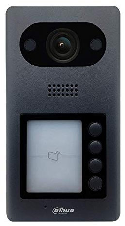 Dahua - Videoportero IP PoE Dahua Cámara 2 MP, 4 botones y lector RFID - VTO3211D-P4