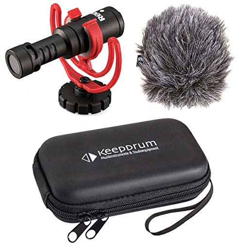 Rode Videomicro Kamera-Mikrofon + keepdrum Soft-Case Tasche