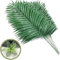 SzJias Lot de 12 Grandes Feuilles de Palmier artificielles - Grandes Feuilles de Palmier Tropicales - Plantes de Verdure pour Feuilles hawaïennes - Décoration de fête de la Jungle
