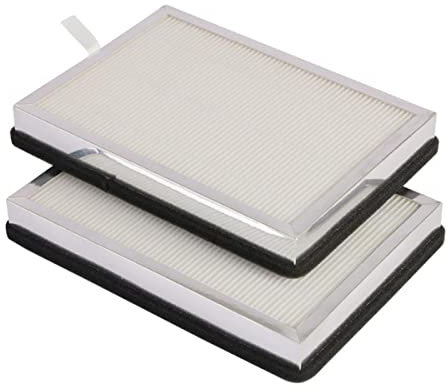 Heritan 2 Pcs Replacement Filters for Medify MA-15 Air Purifier, H13 True HEPA and Activated Carbon Filters,3 in 1 Pre-Filters