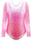 FINGER TEN Gymnastikanzug Mädchen Kurzarm Langarm Kinder Ballettanzug Gymnastik Training Gymnastikbody Trikotanzug Tanz Kleid Ballettkleid (Hellrosa, Tag 8A (7-8 Jahre))