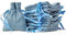 Soul Projekt Velvet Bags Light Blue 7x9cm x25 Velvet Gift Bags, Jewellery Pouches, Drawstring Bag for Wedding Party, Valentines, Small Favour Bag, Velvet Pouch All Occasions