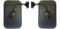 MelTruck® 2x Außenspiege Rückspiegel 275 x 175mm E20 ø15-28 mm Spiegelhalter Zetor Traktor Schlepper