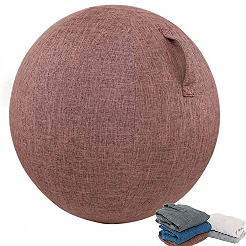 WoCOyo 55/65/75 cm Yoga Ball HüLle rutschfest Gymnastikball-Abdeckung Für Geburtsball Balanceball Abdeckung Staubdicht Faltbar Sitzbälle Stoff Bezug Für Balance, Stabilität, Fitness,004,65cm