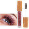 HERBENJOY Waterproof Mascara Rose Lash Mascara Glitter,Lashes Top Coat Shiny Mascara Sparkling Diamond Eyelash For Sensitive Eyes,Zero Clumps Longlasting Smudgeproof Eye Make-Up Girls Gift (Rose)