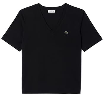 Lacoste-Tee-Shirt femme-TF7300-00, Noir, 40