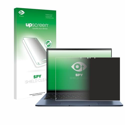 upscreen Anti-Spy Blickschutzfolie für ASUS ZenBook S 13 OLED UM5302T Made in Germany, Privacy Displayschutz-Folie [Sichtschutz, Blaulichtfilter]