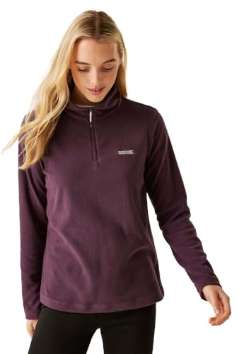 Regatta Sweethart Damen-Fleecepullover, leicht, halblanger Reißverschluss, Deep Plum, 50