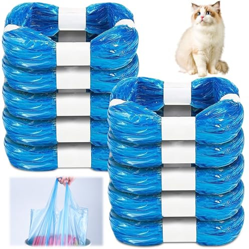 Tutamaz Lot de 10 Recharges pour Litty Cat, Litter Genie XL, LitterLocker Fashion & LitterLocker II