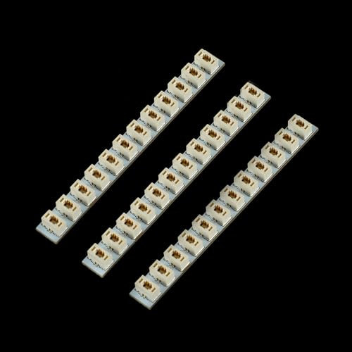 BRIKSMAX 2.0 Erweiterungsboards mit 12 Anschlüssen für DIY Lego/MOC-Beleuchtung (3er-Pack)