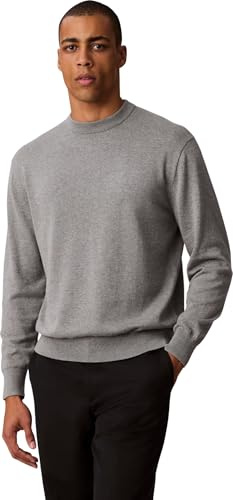 Calvin Klein Herren Pullover Cotton Relaxed mit Rundhalsausschnitt
