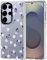 MOSNOVO Case for Samsung Galaxy S25 Ultra, [Buffertech 6.6ft Military-Grade Drop Protection] [Anti Peel Off Tech] Clear TPU Bumper Phone Case Cover Design - Lilac Butterfly