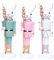 Mokylor 3pcs Osterdekor, Bunny Figuren Ostertischtisch Süße Hasen Soldat mit Zepter Ostern Kaninchen Statuen Nussknacker -Ornamente für Wohnzimmer Büro Schlafzimmer